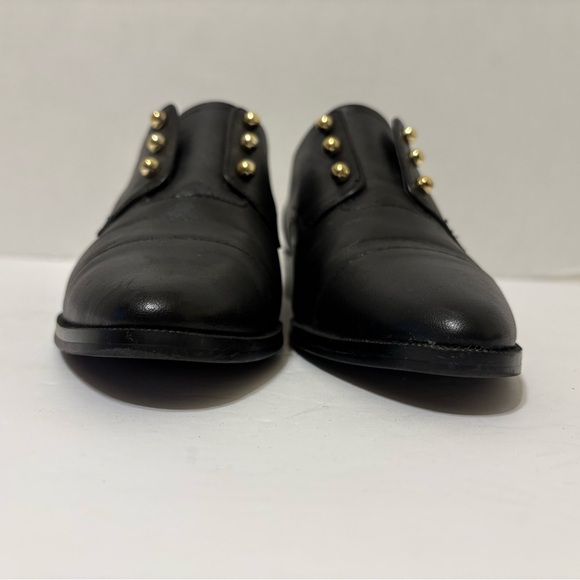Nine West Wearable black leather slip-on Oxford shoes size 6.5 M - Picture 6 of 10